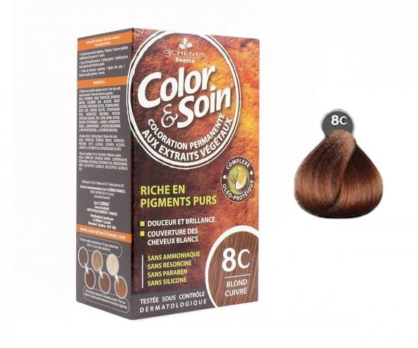 Color Soin Saç Boyası 8C - Bakır Sarısı