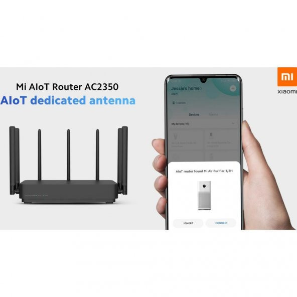 Xiaomi AIoT AC2350 AC 2200 Mpbs 7x5dBi Qualcomm CPU Access Point / Menzil Genişletici / Router - 6