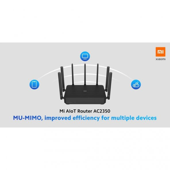 Xiaomi AIoT AC2350 AC 2200 Mpbs 7x5dBi Qualcomm CPU Access Point / Menzil Genişletici / Router - 12