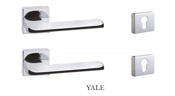 System Atlas Krom Rozetli Yale Kapı Kolu Takımı HA170RO11CR - 3