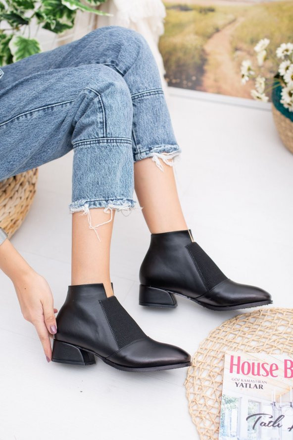 Magger Deri Bot Siyah - 2