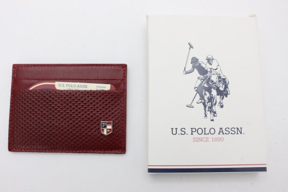 Plcuz 8444 U.S.Polo Assn.Hakiki Deri Kartlık