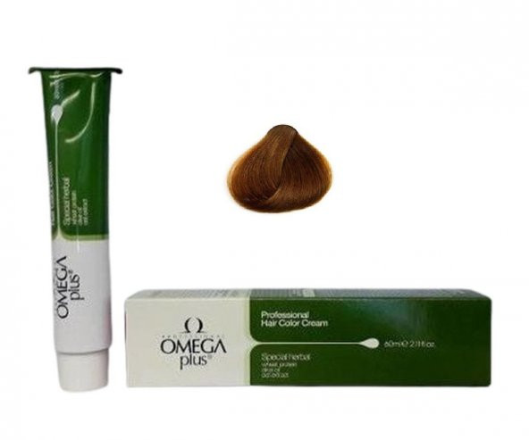Omega Plus Color Professional Hair Color Cream 60 ml 7/3 Koyu Altın Dore