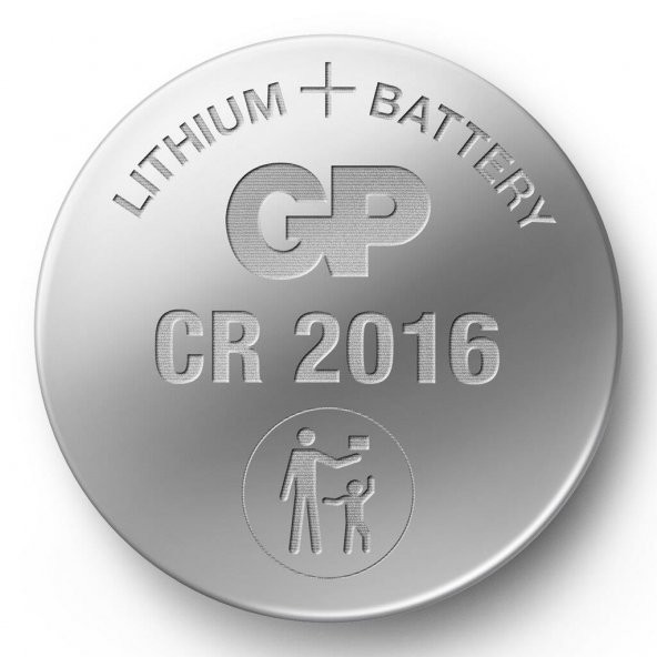 GP CR2016 3V Lityum Düğme Para Pil 5 li Paket - 2