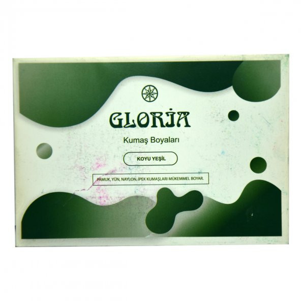 Gloria Kumaş Boyası Koyu Yeşil 10Gr Pkt - 3