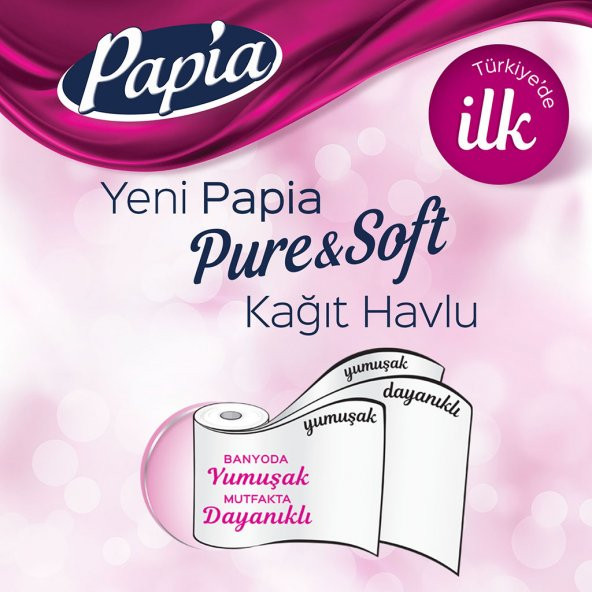Papia Pure & Soft Havlu 24 Rulo - 3