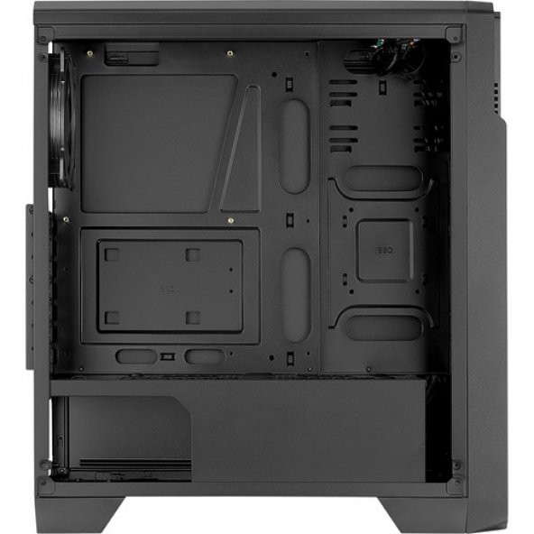 AEROCOOL 500W MENACE SATURN AE-MNS-500 2X RGB FANLI GAMING MID-TOWER KASA - 9