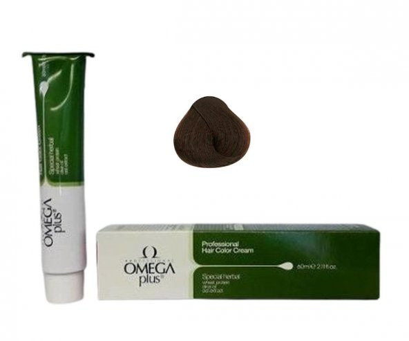 Omega Plus Color Professional Hair Color Cream 60 ml 6/3 Koyu Kumral Dore - 2