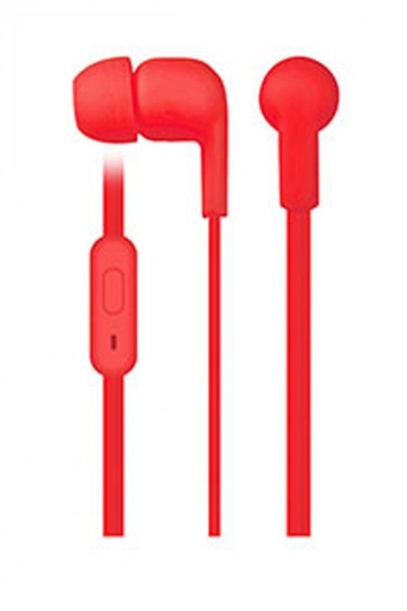 Hytech Jolly Kırmızı Mikrofonlu Kulak İçi Kulaklık HY-XK22