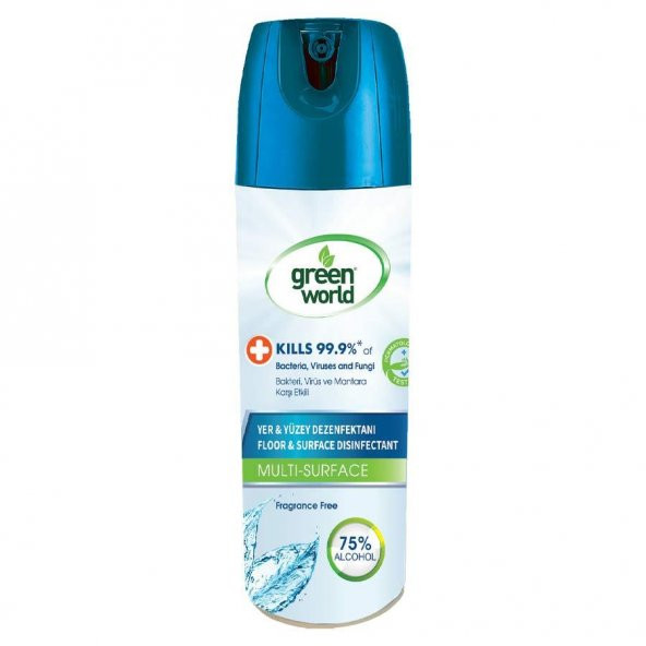 Green World Yer Yüzey Hava Dezenfektanı Virüse Karşı Etkili 400ml