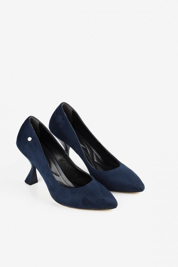 Lacivert Kadın Topuklu Ayakkabı - 3