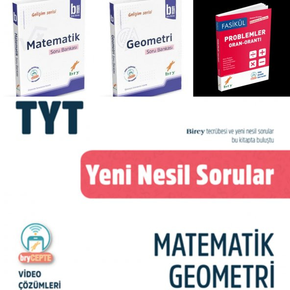BİREY TYT-AYT MATEMATİK GEOMETRİ SETİ-B DENEME SINAVI HEDİYELİ - 1