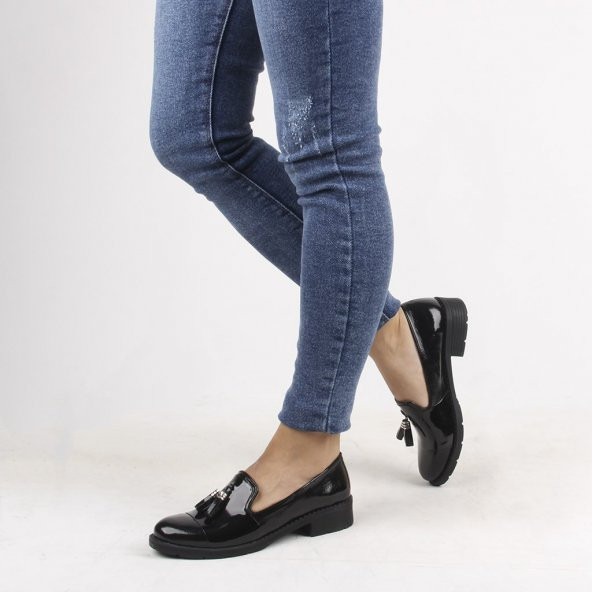 Moxee - Siyah Renk Kadın Günlük Ayakkabı