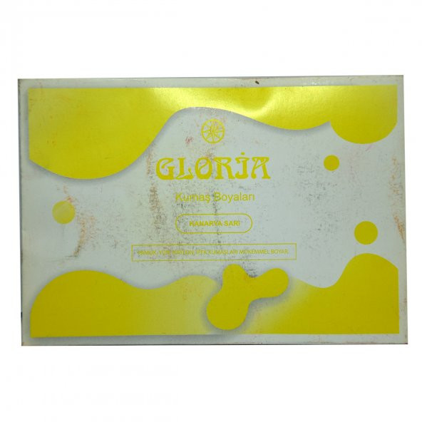 Gloria Kumaş Boyası Kanarya Sarı 10 Gr Pkt - 5