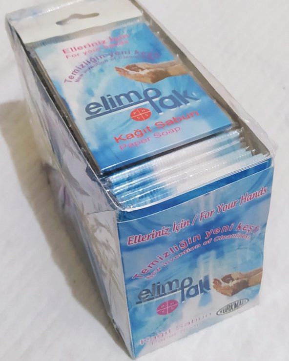 10 adet Elimpak kağıt sabun - 3