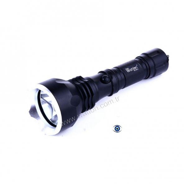 Watton WT-253 Orjinal 600 Lümen Tx6 Şarjlı Avcı Feneri Sarı Işık
