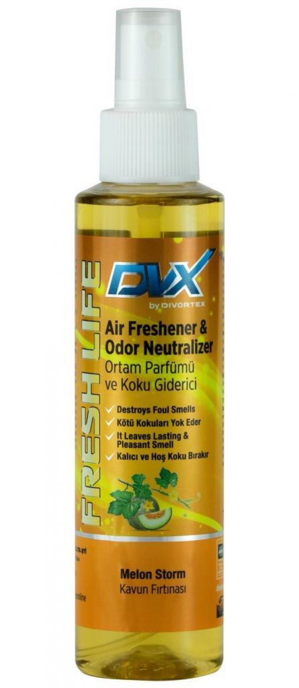 Divortex Fresh Life Kavun Fırtınası Oto ve Ortam Kokusu 150 ml