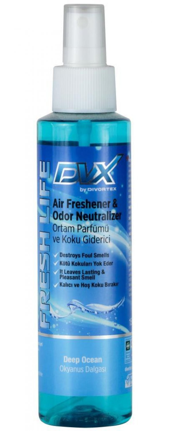 DVX Fresh Life Okyanus Dalgası Fresh Oto ve Ortam Kokusu 150 ml.