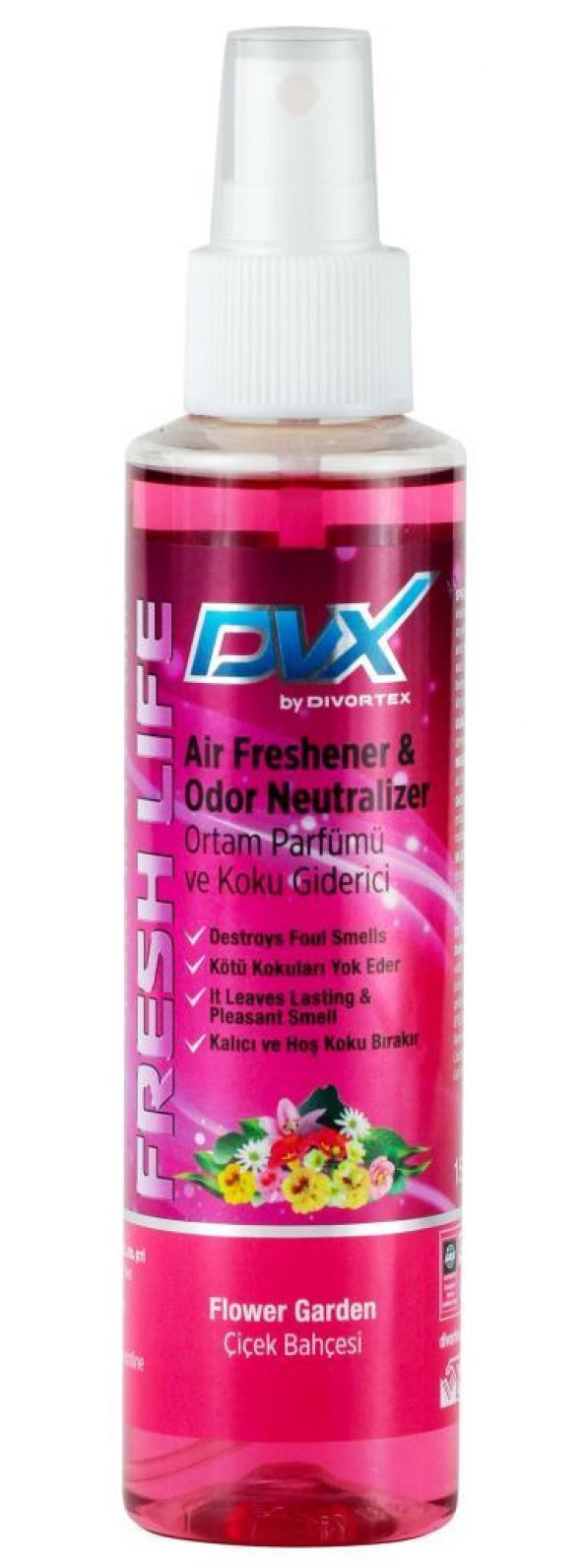 DVX Fresh Life Bahçe Çiçekleri Oto ve Ortam Kokusu 150 ml.