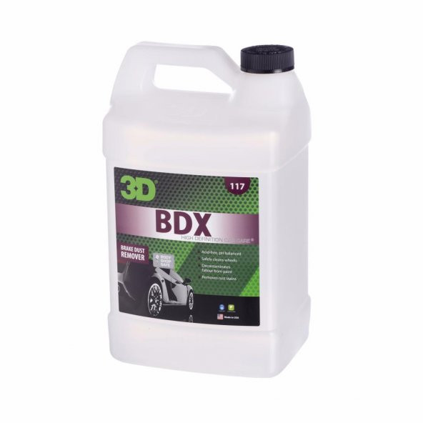 3D BDX Brake Dust Remover "Jant Temizleyici." 3,78 lt. 117G01