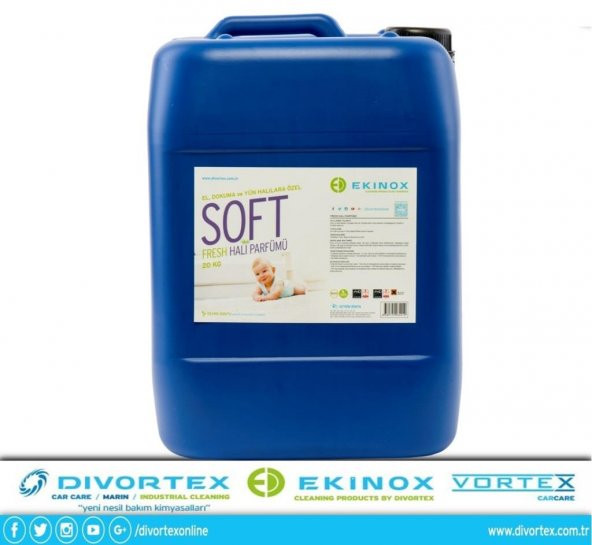 Ekinox Soft Fresh Halı Parfümü 20 kg.
