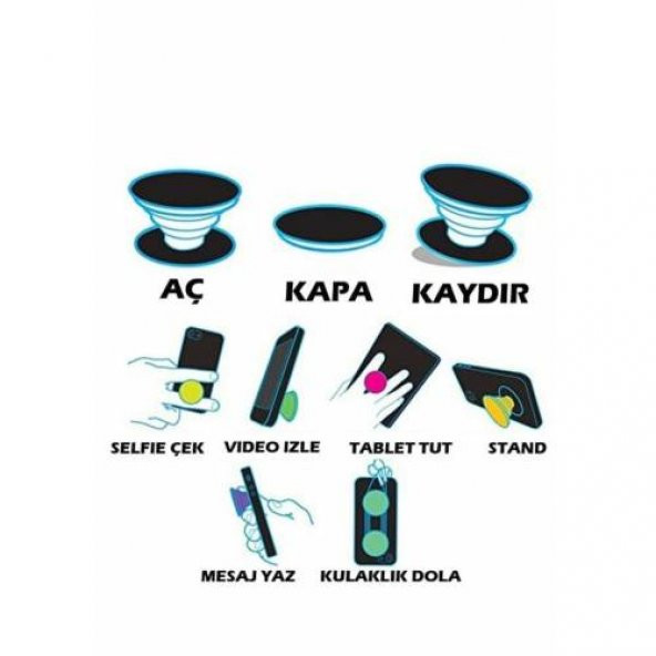 PopSocket Telefon Parmak Tutucu Pop socket - 2