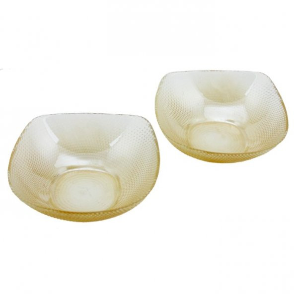 Sigma Glass 2li Kare Cam Kase 18 CM Turuncu