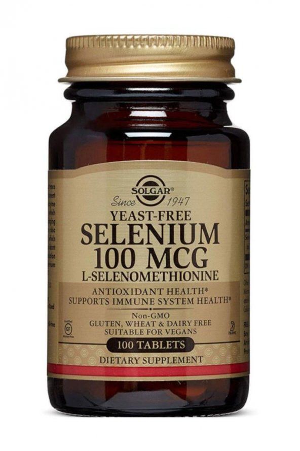 Solgar Selenium 100 Mcg 100 Tablet (SKT:09/2023)