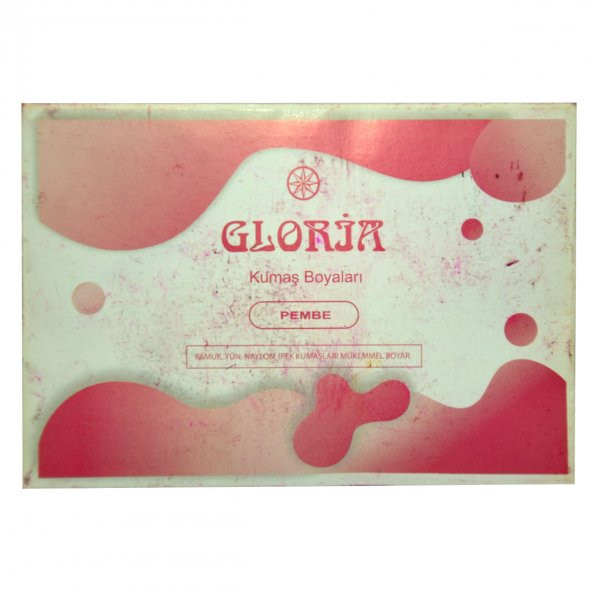 Gloria Kumaş Boyası Pembe 10 Gr Pkt - 3