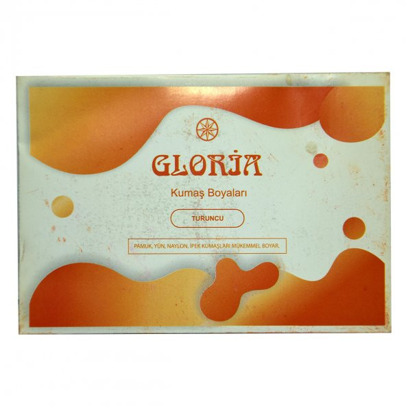Gloria Kumaş Boyası Turuncu 10 Gr Pkt - 3
