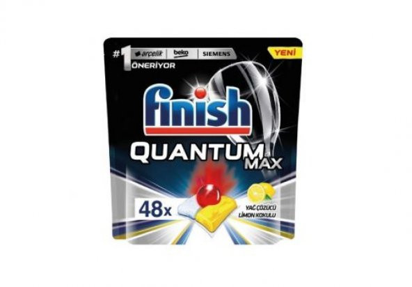 Finish Quantum Max Bulaşık Makinesi Deterjanı Limonlu 48 Tablet