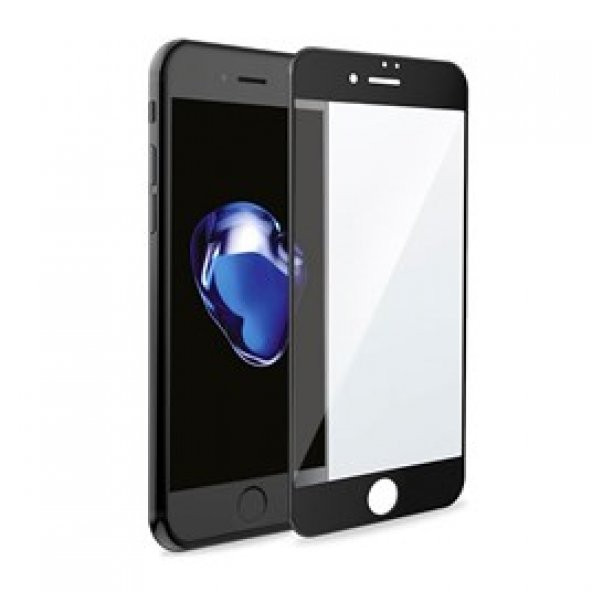 İphone 6   Nano 9D Siyah Ekran Koruyucu Tam Kaplama Kırılmaz Cam