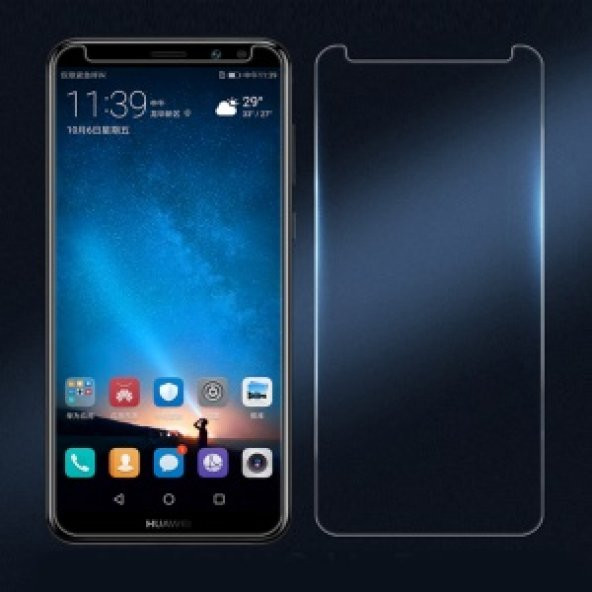 Huawei Mate 10 Lite  Tempered Glass Çizilmez Cam Ekran Koruyucu