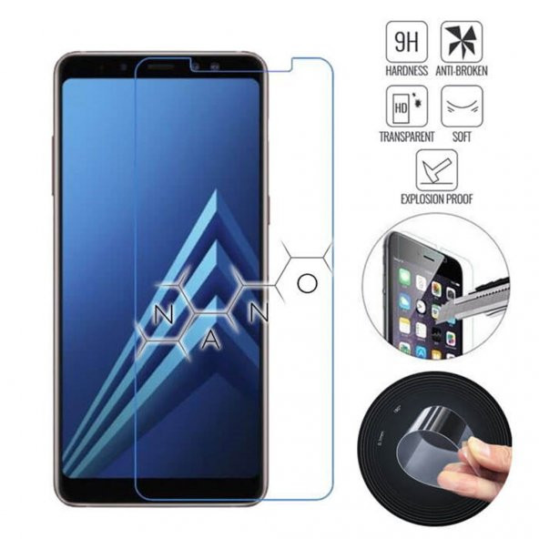 Samsung A9 2018  Nano 9H Flexible Kırılmaz Cam Ekran Koruyucu