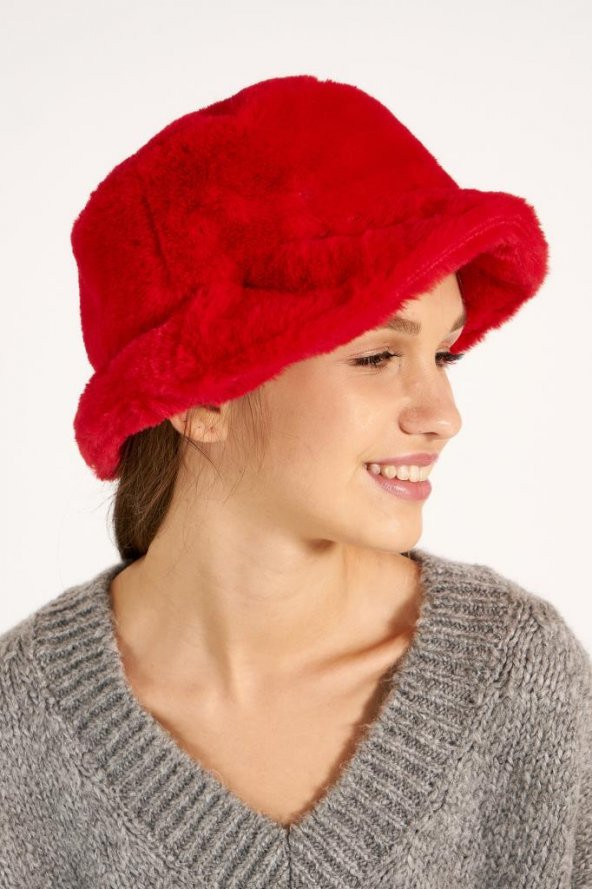 LPODRE LP12839-1 Kırmızı Bucket Şapka