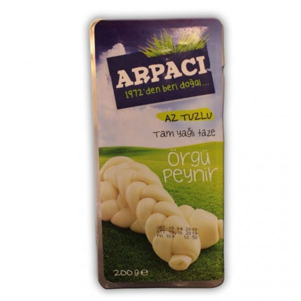 Arpacı Az Tuzlu Örgü Peynir 200 G