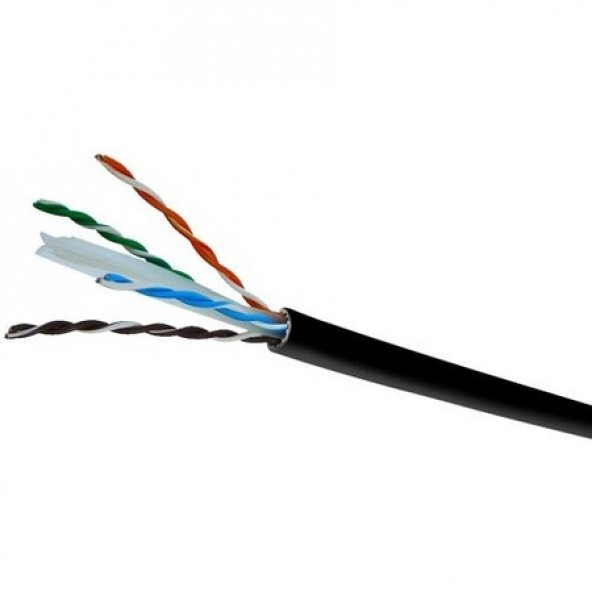 ALTERNANS CAT6 500 MT 23 AWG SİYAH MAKARALI OUTDOOR KABLO - 2