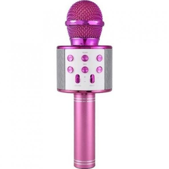 Hytech Pink Karaoke Mikrofon HY-XKSP35