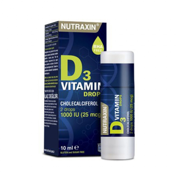NUTRAXIN Vitamin D3 Damla 10ml