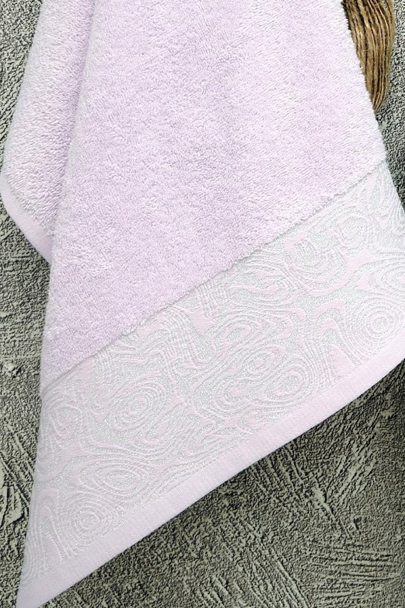 2Li 50x90 Simli Bordürlü El-Yüz Havlusu - 3