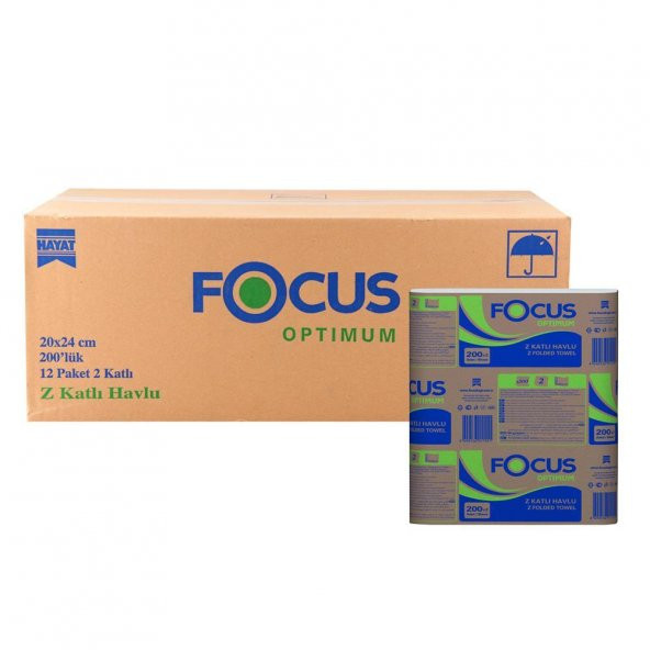 Focus Optimum Z Dispanser Kağıt Havlu 200 lü.