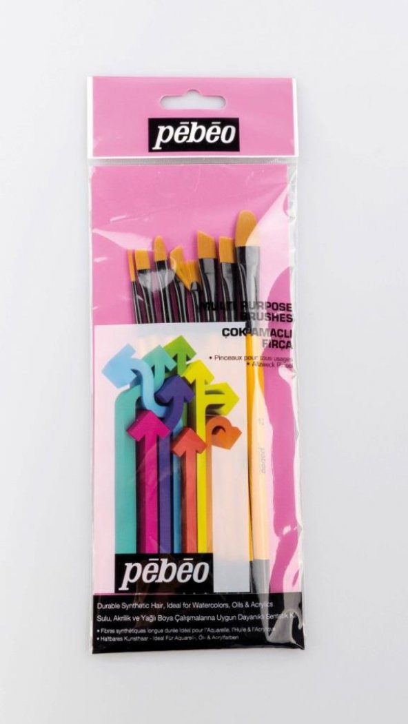 PEBEO SET-7 8Lİ FIRÇA SETİ