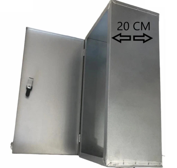 Galvaniz 50*54*20 Cm Sac Dolap ( Selenoid Vana Dolabı) - 2