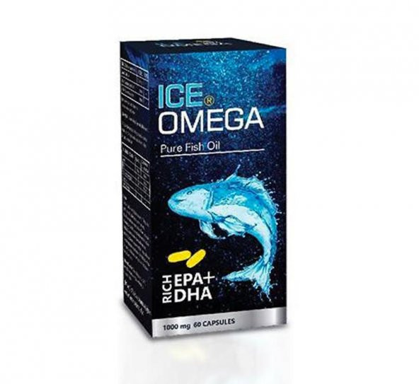 Ice Omega Balık Yağı Kapsülü 1000 mg 60 Kapsül