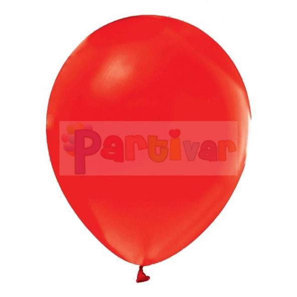 Kırmızı Metalik Balon 15li