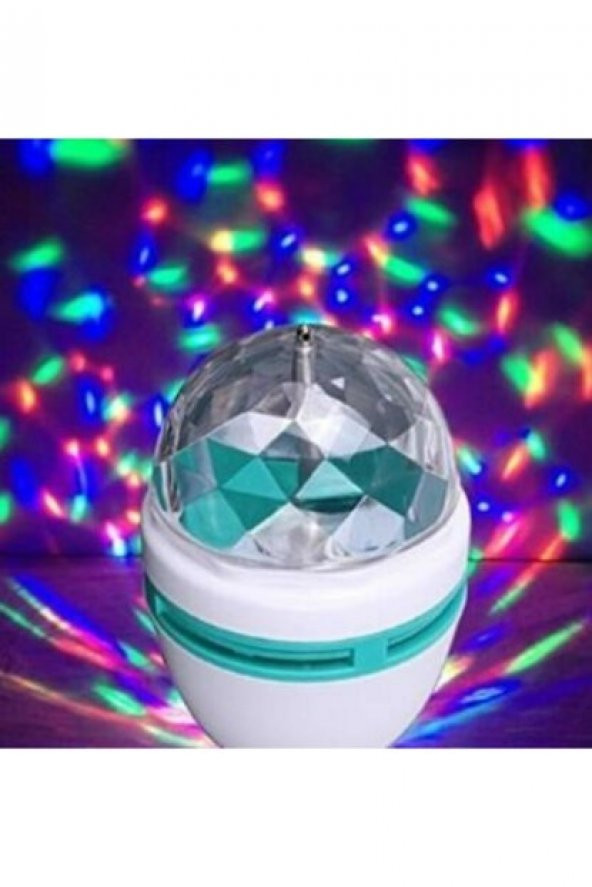 LED DİSKO LAMBA DÖNEBİLEN IŞIKLI PARTİ DİSCO LAMBASI - 2
