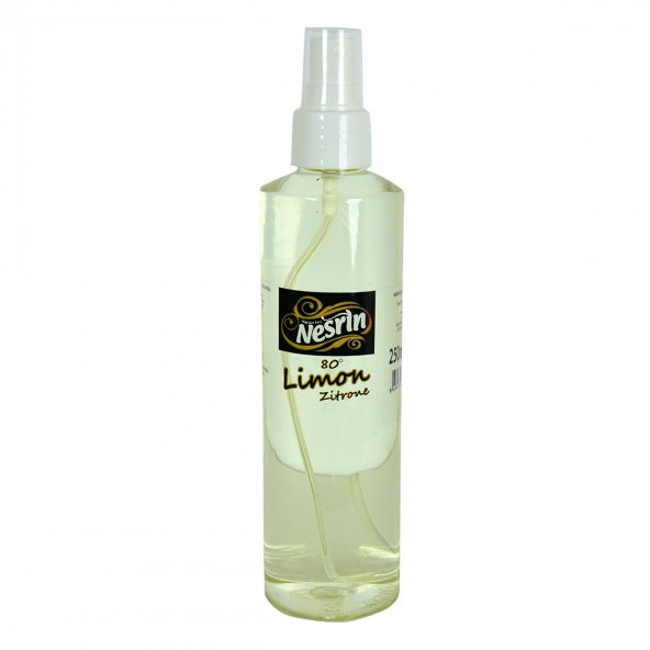 Nesrin Limon Kolonyası 80 Derece Pet Şişe Sprey 250 ML - 4