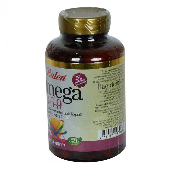 Omega 3-6-9 1585 Mg x 60 Yumuşak Kapsül EPA-18 DHA-12 - 2