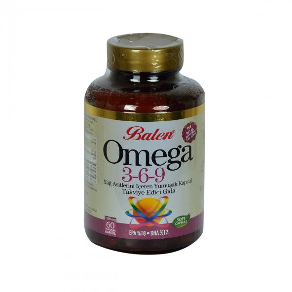 Balen Omega 3-6-9 1585 Mg x 60 Yumuşak Kapsül EPA-18 DHA-12 - 4