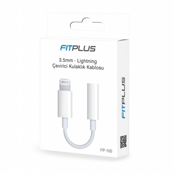 FitPlus Sound FP-105 Lightning to 3.5mm Kulaklık Jack Dönüştürücü Kablo - 4